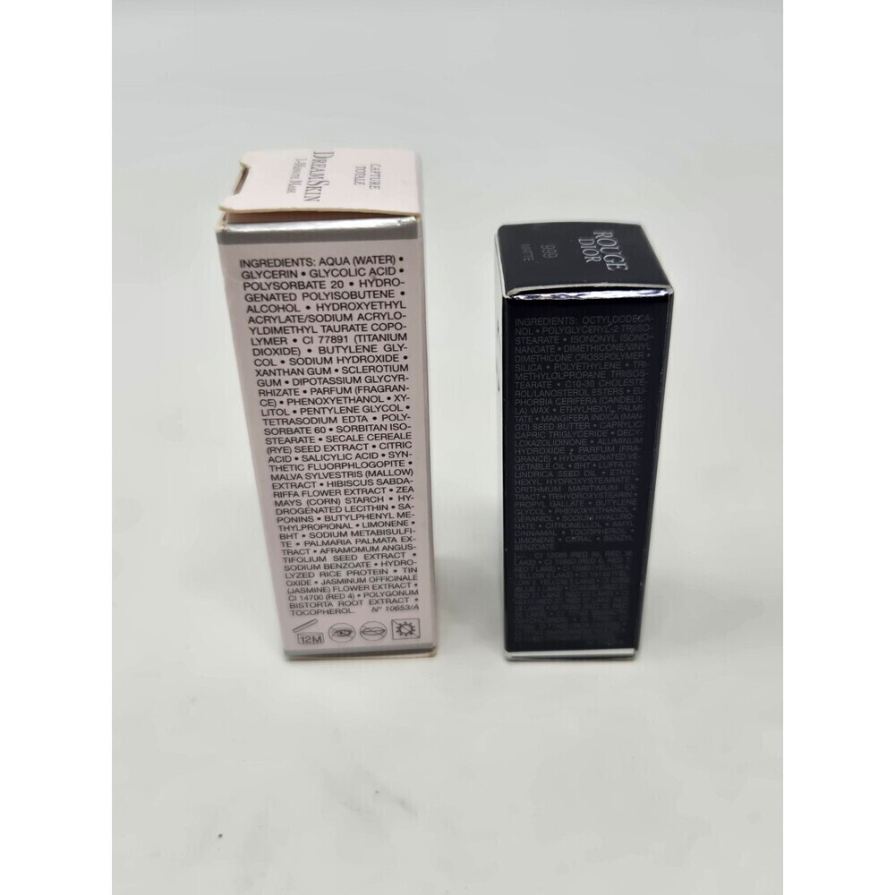 DIOR BEAUTY MAKEUP TRAVEL SIZE BUNDLE DREAM SKIN ROUGE DIOR LIPSTICK 999 MATTE - Picture 2 of 12